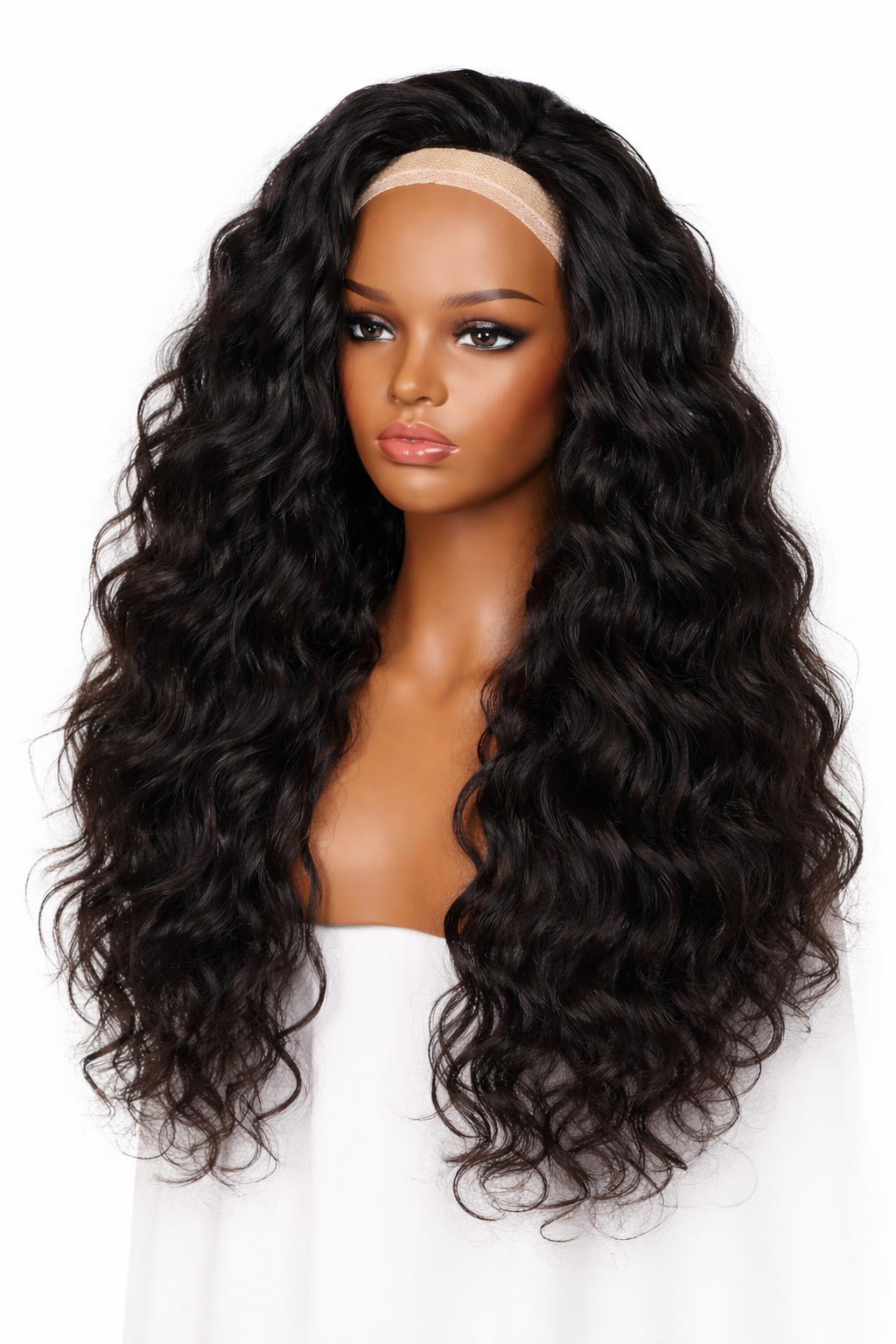 Luxury Cambodian Flip Over Half Wig