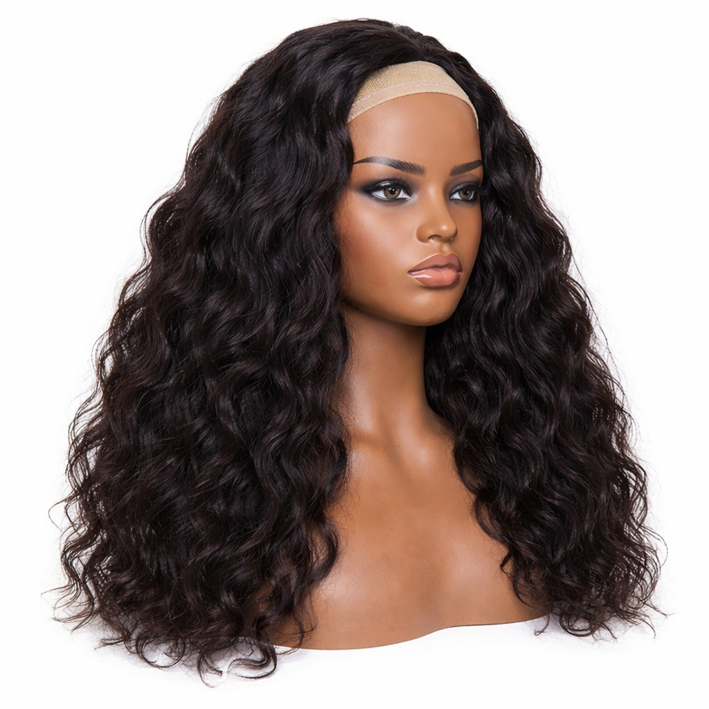 Luxury Raw Indian Flip Over Half Wig