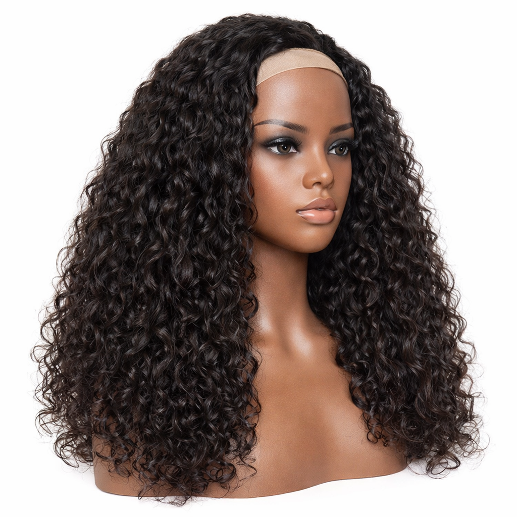 Luxury Raw Indian Flip Over Half Wig