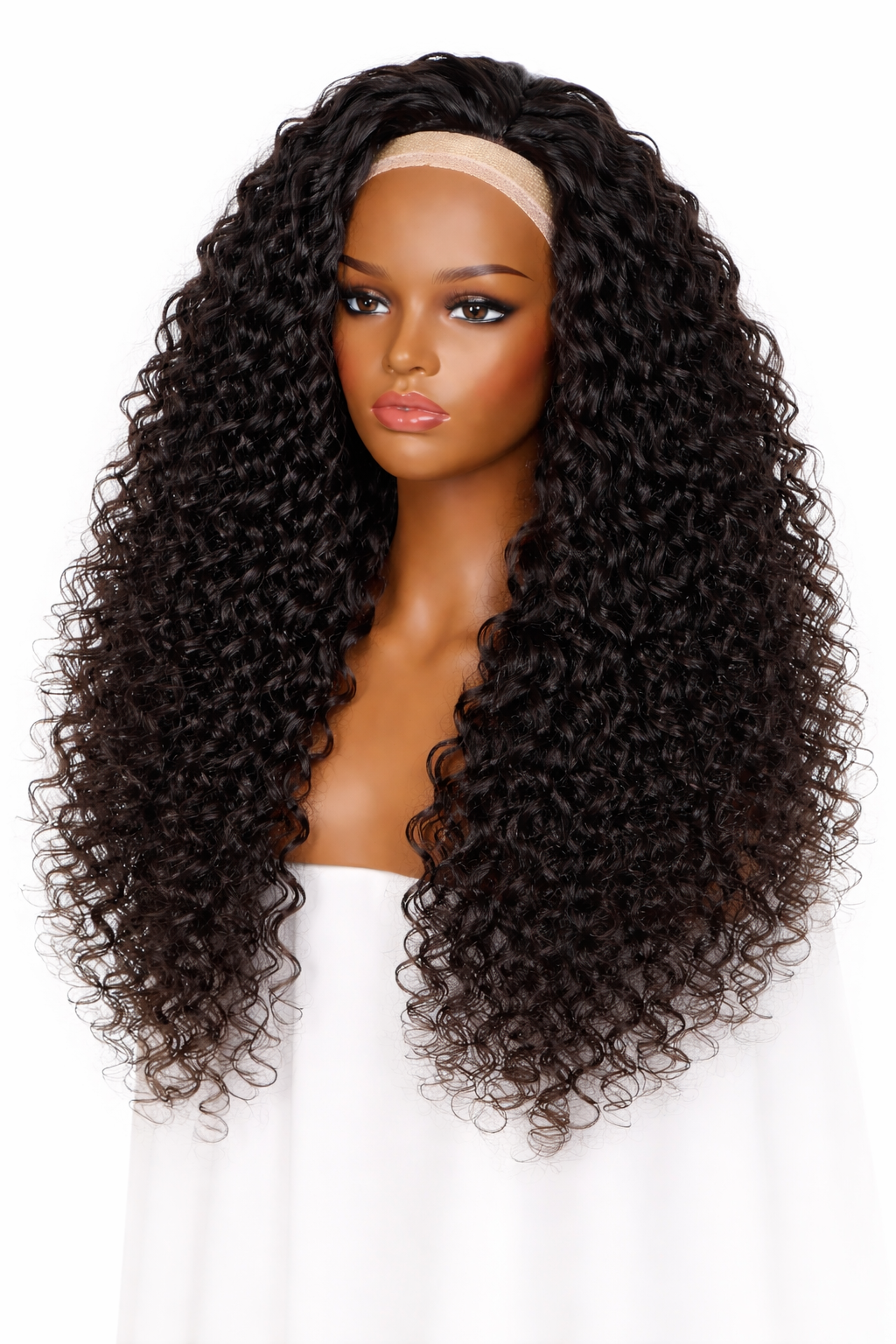 Luxury Cambodian Flip Over Half Wig