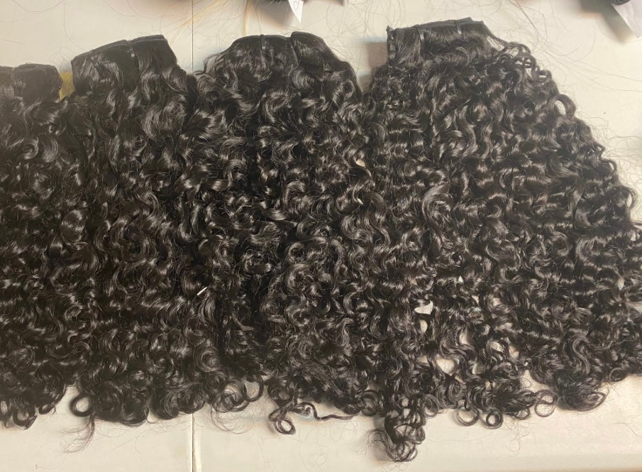 Burmese Curly Clip-In Set Hair