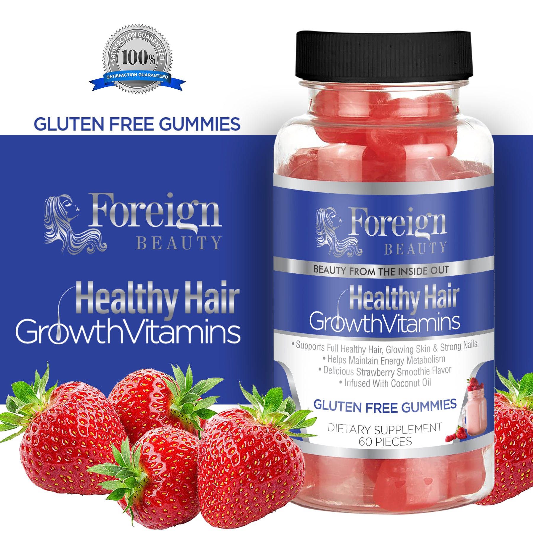 Foreign Beauty Hair Vitamins (Gummies)