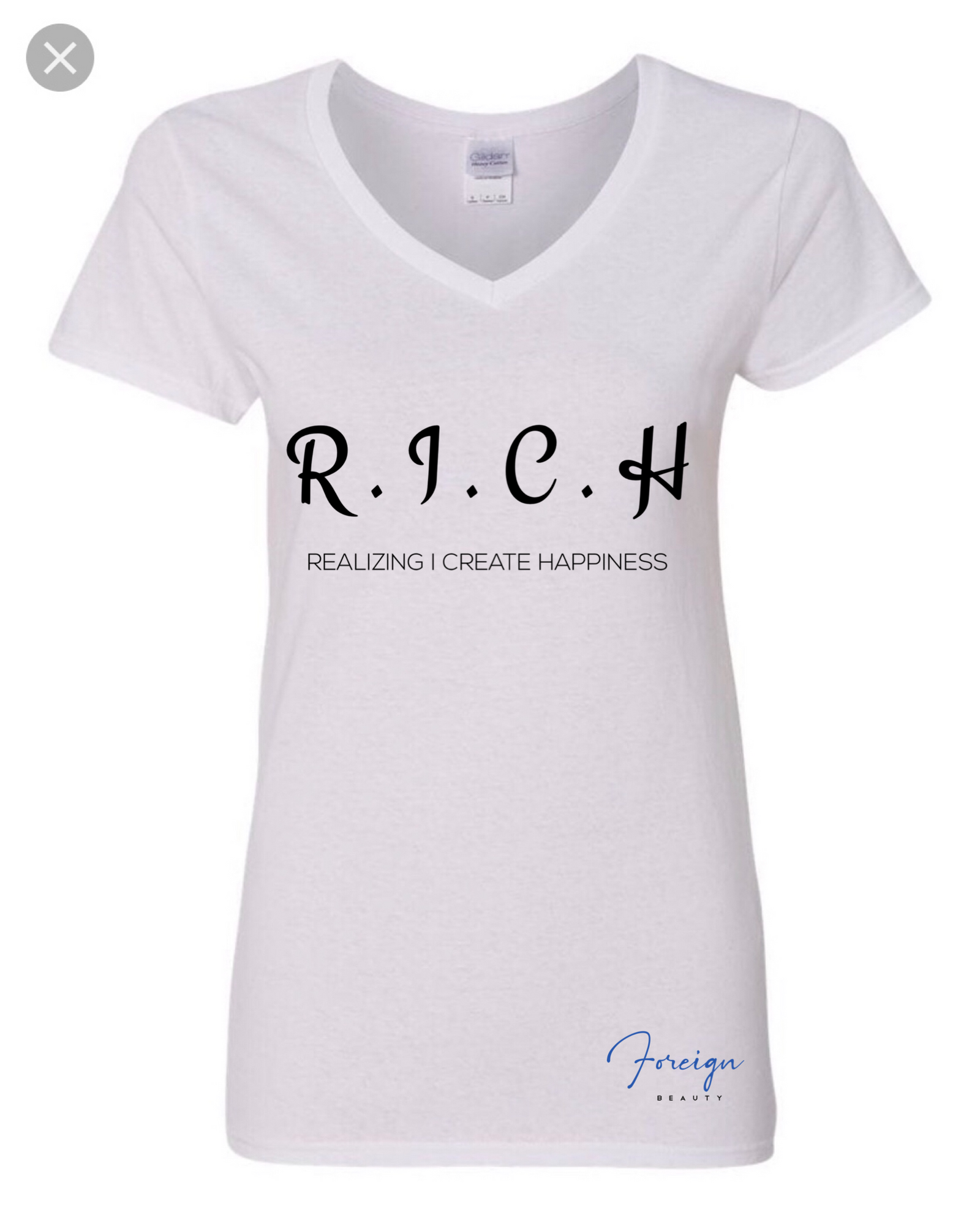 R.I.C.H. T Shirt - Foreign Beauty Inc