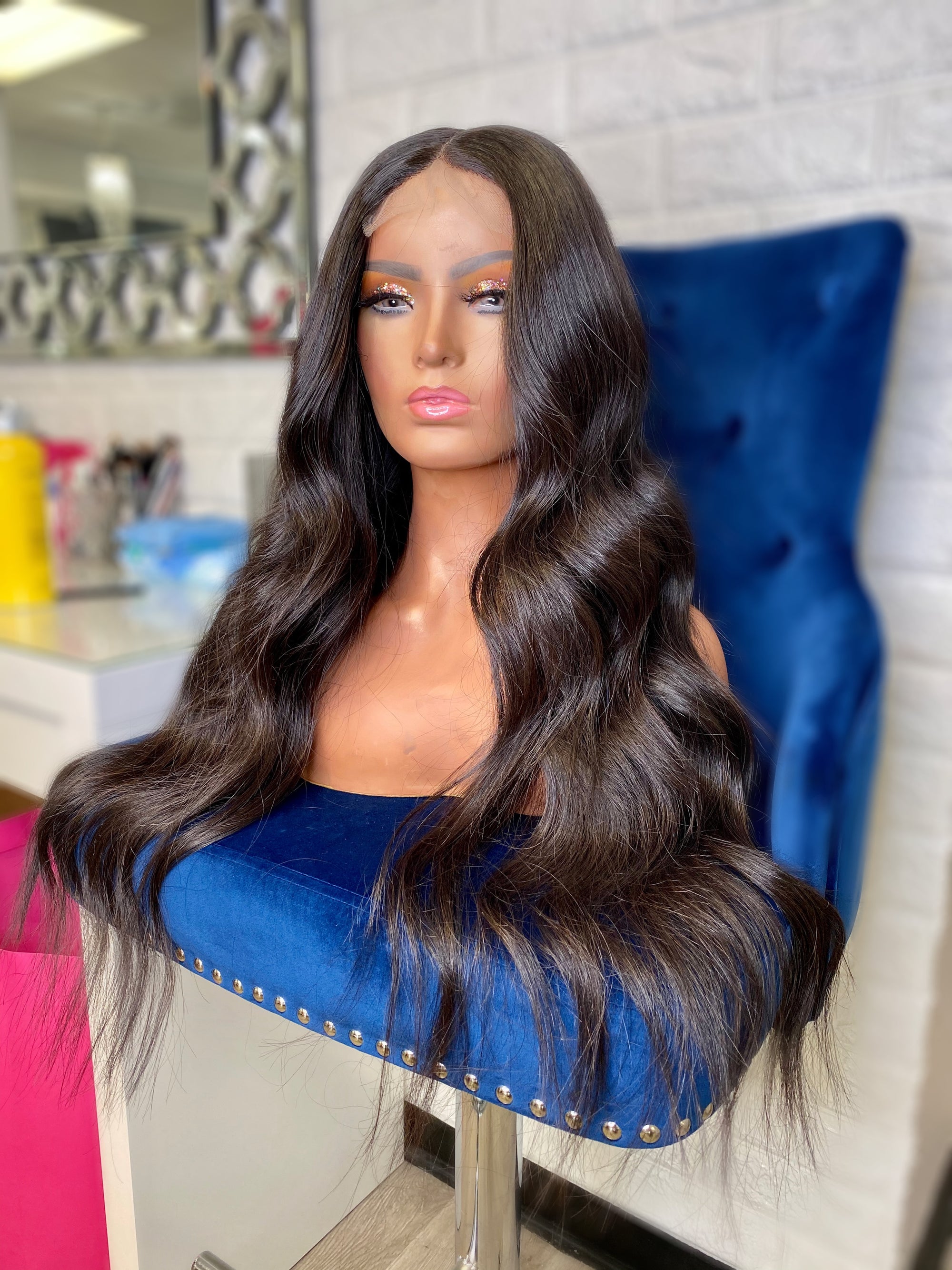 Cambodian Wavy 22” Lace Closure Unit