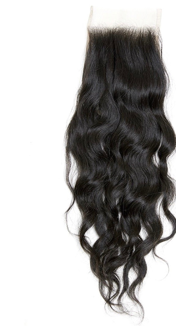 Raw Cambodian Natural Wave 5 BY 5 HD Lace Closure